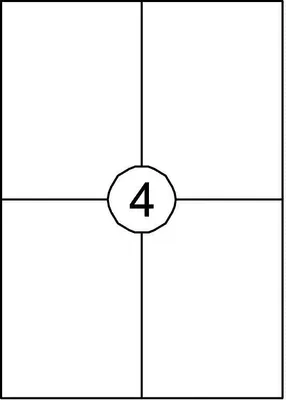 Zdjęcie produktu dla Quantore - Etykieta 105x148mm 400 sztuk