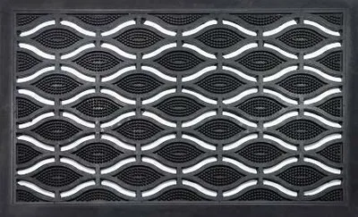 Zdjęcie produktu dla Wycieraczka pod drzwi gumowa KARO 40x60 cm