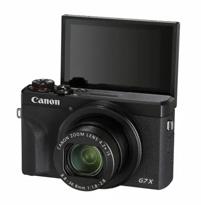 Obrázok produktu pre Canon PowerShot G7X Mark III, 20,1 MP, 5472 x 3648 pixelov, CMOS, 4,2x, 4K Ultra HD, čierna