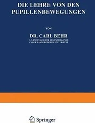 Produktbild von Die Lehre von den Pupillenbewegungen