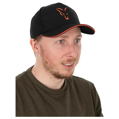 Produktbild von Fox Collection Baseball Cap Kappe Herren Schwarz Orange
