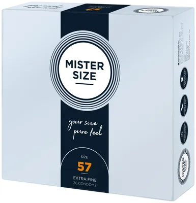 Obrázok produktu pre MISTER.SIZE 57 mm kondómy 36 kusov