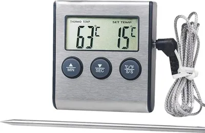 Immagine prodotto di GSD Termometro digitale per arrosti con timer; 913089