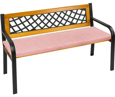 Obrázek produktu pro Sedák na lavici hladký - 40x120 cm - Červená