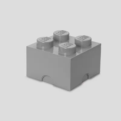 Produktbild von LEGO Aufbewahrungsbox 250 x 250 x 180 mm - grau