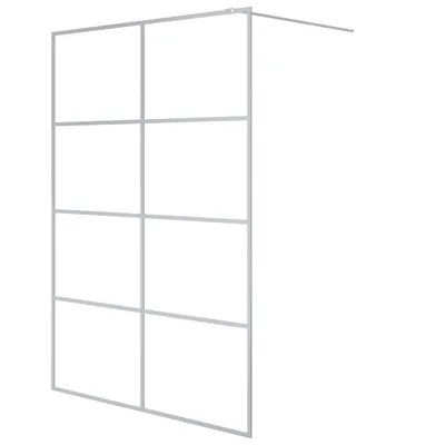 Produktbild von vidaXL Duschwand für Begehbare Dusche Silbern 140x195 cm ESG-Klarglas