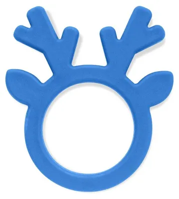 Produktbild von Ark Therapeutics Beißspielzeug Rentier extra stark blau für Kinder