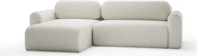 Produktbild von FEDVE Ecksofa Eckcouch Thekla L Form Universell Sofa mit Schlaffunktion Bettkästen Couch Sofagarnitur Creme (Anthology 01)