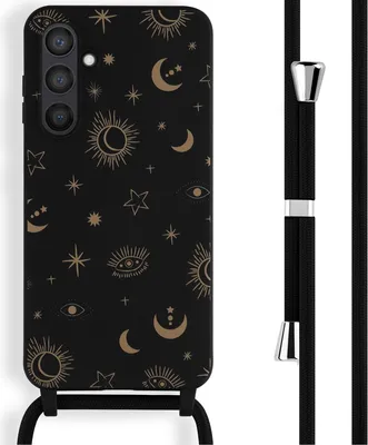 Image de imoshion Étui design en silicone avec cordon pour le Samsung Galaxy S23 FE - Noir ciel
