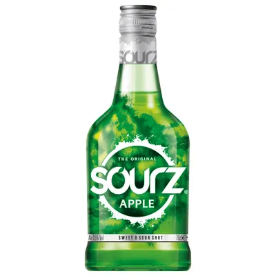 Produktbild von Sourz Jablko 15 % objemových ovocný likér sladkokyselý 700ml