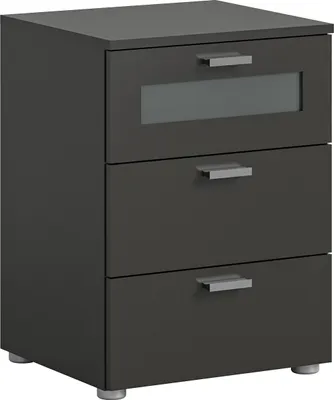 Produktbild von Nachtkommode >Xeno< in Grau - 45x60x40 (BxHxT)
