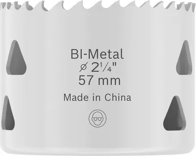 Image de Scie cloche multi-matériaux Bosch avec filetage, 57 x 40 mm