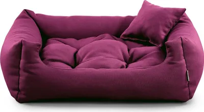 Image de Lit pour chien NEO - Lit confortable pour chien en tissu résistant, coussin pour chien durable de haute qualité (3XL - 130x110, violet)