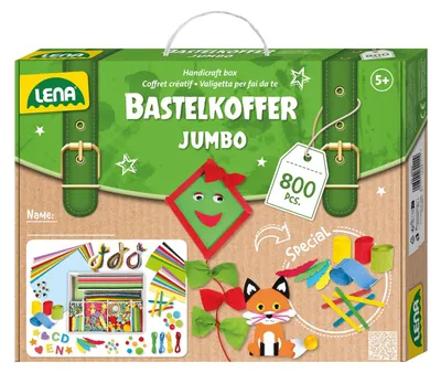 Produktbild von Lena 42629, Bastelset für Kinder, 5 Jahr(e), Mehrfarbig, 800 Stück(e)