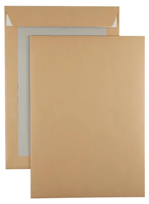 Produktbild von Kaenguruh C4 Papprckwandtasche,mit Haftklebung Abdeckstreifen Natron / Recycling braun 120g