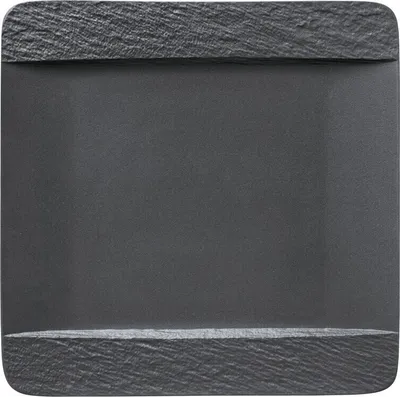 Obrázok produktu pre Villeroy & Boch Manufacture Rock sada 6 tanierov štvorcových čiernych 28 cm