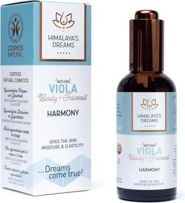 Image de Huile ayurvédique pour le corps et le visage Viola/ Harmonie Himalaya's Dreams -- 100 ml