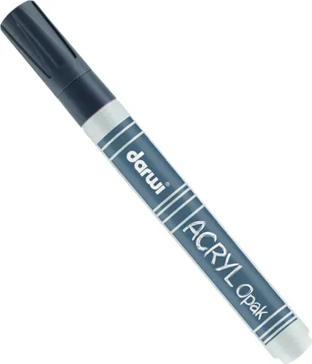 Zdjęcie produktu dla Darwi Acryl Opak Marker Pisak Silver 6 ml 1 szt.