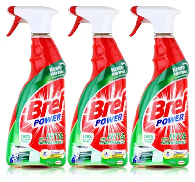 Produktbild von Bref Power gegen Fett & Eingebranntes 750ml (3er Pack)