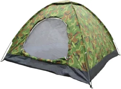 Produktbild von Turistický stan pro max. 2 osoby, 2x1,5m, maskáčový