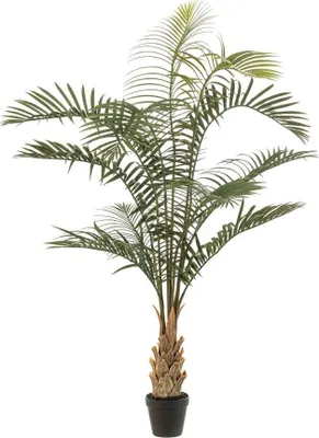 Produktbild von artplants.de Kunst Arecapalme VOWRAN im Dekotopf, crossdoor, grün, 120cm - Künstliche Goldfruchtpalme