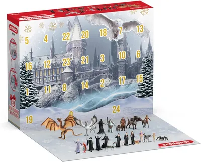 Produktbild von schleich 99175, Harry Potter™, Magical Creatures, Advent Calendar, 6 Jahr(e), Mehrfarbig