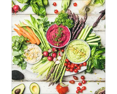 Produktbild von Glasbild Vegetable Cuisine II 50x50 cm