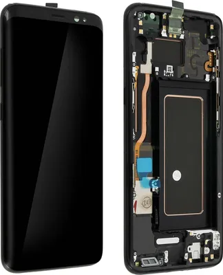 Produktbild von Original Samsung LCD Komplettset mit Touchscreen Samsung Galaxy S8 – Schwarz
