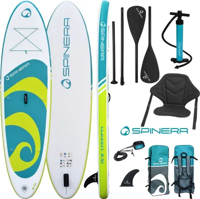 Produktbild von SPINERA SUP CLASSIC 9.10 PACK 3 iSUP aufblasbar Surfboard, Stand Up Paddle 300cm