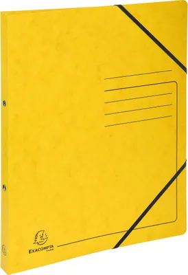 Immagine prodotto di Exacompta 542559E Raccoglitore ad anelli - A4, 2 anelli, Ø 25 mm, elastico, giallo