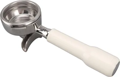 Image de 58 mm Filtre porta Acier inoxydable 2 oreilles Porte-filtre détachable pour machine à café Nuova Pièce détachée Blanc ? blanc ?