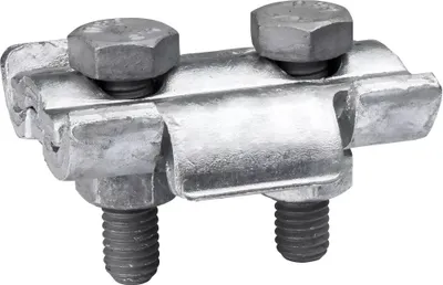 Produktbild von Kathrein ZEV 111, Erdungsklemme, Galvanisiertes Stahl, Silber, DIN EN 62561-1 (VDE 0185-561-1), 146 g, 50 mm