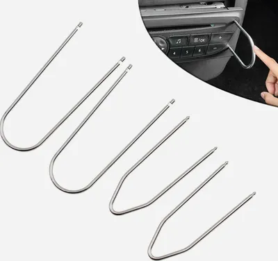 Obrázek produktu pro Sada 4 klíčů pro demontáž autorádia, univerzální