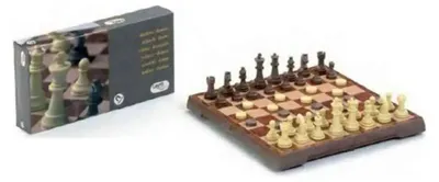 Zdjęcie produktu dla Deska do szachów i warcab Cayro 453 z tworzywa sztucznego magnetyczna