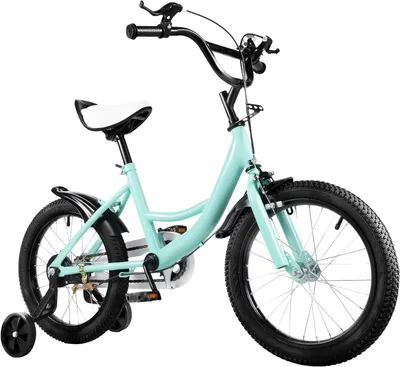 Image de Vélo pour enfants 16 pouces - Vélo pour garçons, vélo pour filles - Apprentissage du vélo - Avec stabilisateurs inclus - 16 pouces - Vert