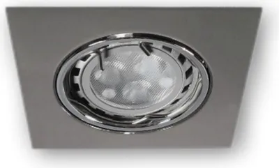 Produktbild von C-Light 12V LED Einbaustrahler Spot MR11 eckig chrom glanz - 3,3 W warmweiss