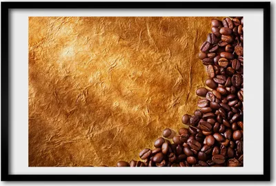 Produktbild von Bild 60x40 MDF-Rahmen, Wandkunst Kaffeebohnen