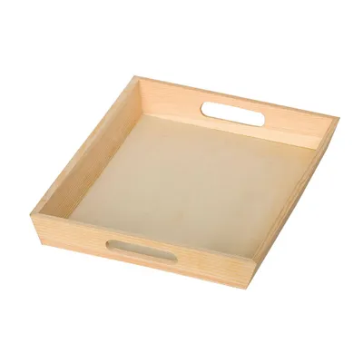 Immagine prodotto di Vassoio rettangolare 25x35 cm in legno Artemio