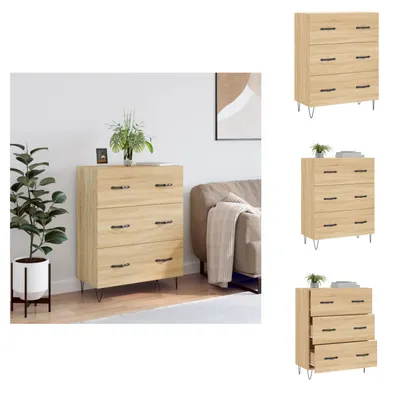 Produktbild von vidaXL Sideboard Sonoma-Eiche 69,5x34x90 cm Holzwerkstoff -  Sideboards