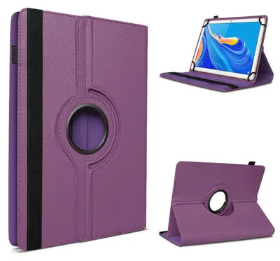 Produktbild von Tablet Hülle für HONOR PAD X8A Tasche Schutzhülle Case 360 Grad DrehbarFarbe 360 Uni:Lila