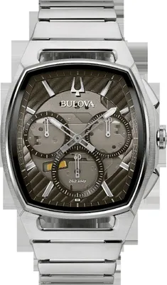 Produktbild von Bulova 96A257 Herren-Armbanduhr, Edelstahl-Gehäuse, Metall-Armband