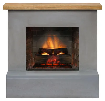 Produktbild von TAGU Rolf Elektrokamin mit PowerFlame 2 Betongrau