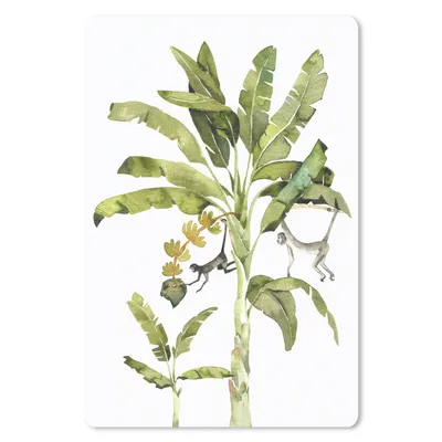 Produktbild von MuchoWow® Mauspad Mousepad Dschungel - Affe - Tiere 40x60 cm - Mousepads - Maus Mat - Pad - Mausunterlage - Schreibtisch Accesoire