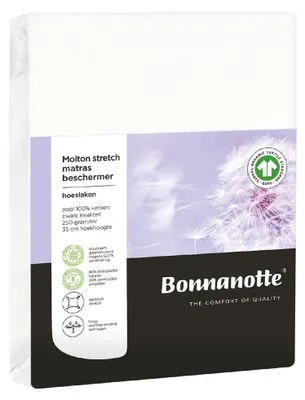 Produktbild von Molton-Matratzenbezug, GOTS-, 90x200x35 cm, 250 g