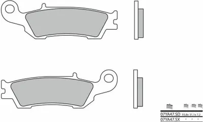 Produktbild von BREMBO Bremsbeläge Satz für YAMAHA MOTORCYCLES YZ 07YA47SX