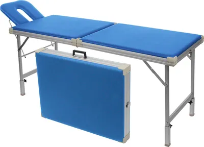 Produktbild von Alu-Kofferliege Robusta ST, inkl. Kopfteil , LxBxH 170/210x65x70-82 cm