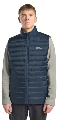 Produktbild von Jack Wolfskin Herren Pilvi Down Vest M Rds Daunenweste, Midnight Sky, S EU
