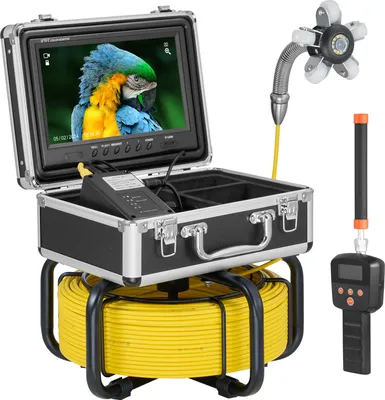 Obrázek produktu pro SucceBuy kanalizační kamera s lokátorem 512 Hz, 30 m prodlužovací délka, samonivelační kamera pro kontrolu kanalizace s 9palcovou obrazovkou 1080P HD, 32 GB SD karta pro kanalizační potrubí