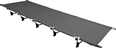 Obrázek produktu pro Skládací kempinkové lůžko do 150 kg cestovní stanové lůžko (šedé) pro dospělé