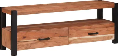 Obrázok produktu pre TV skrinka so zásuvkou Hnedá 110 x 30 x 40 cm akáciový masív